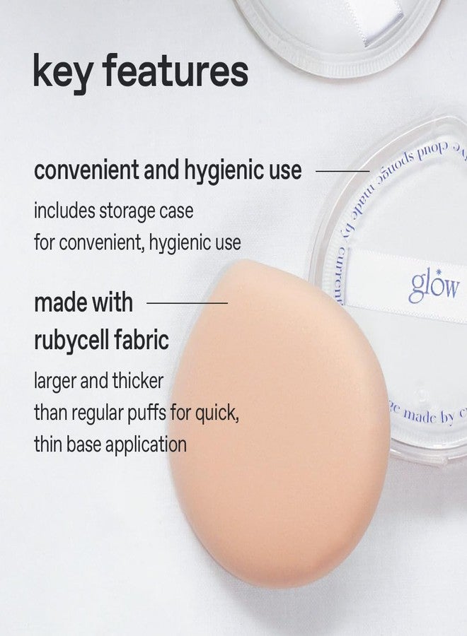 glow more mini cloud sponge 3EA | featuring skin-friendly rubycell | puff-shaped sponge that effortlessly simplifies makeup application, perfect makeup sponge for quick and even application, 0.06 lbs - Image 4